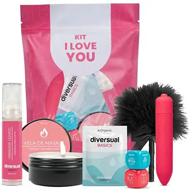 Diversual Kit Erótico Sexy Weekend 6 productos parejas escapada