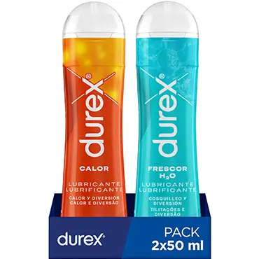 Durex Lubricante Frescor y Calor, Cosquilleo y Diversión